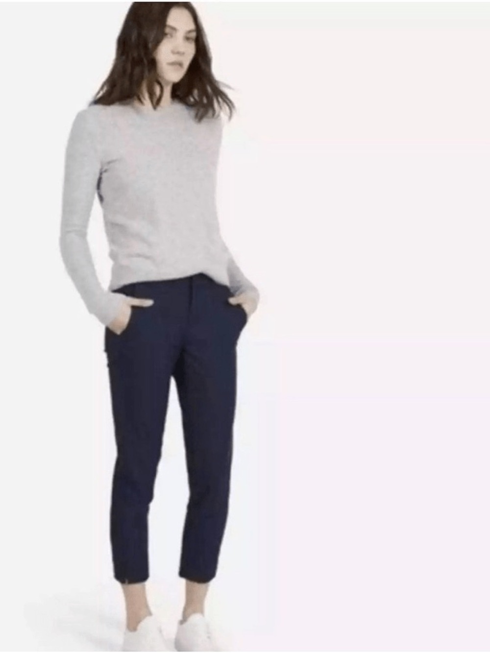 Everlane Slim Wool Ankle Trousers- Size 2